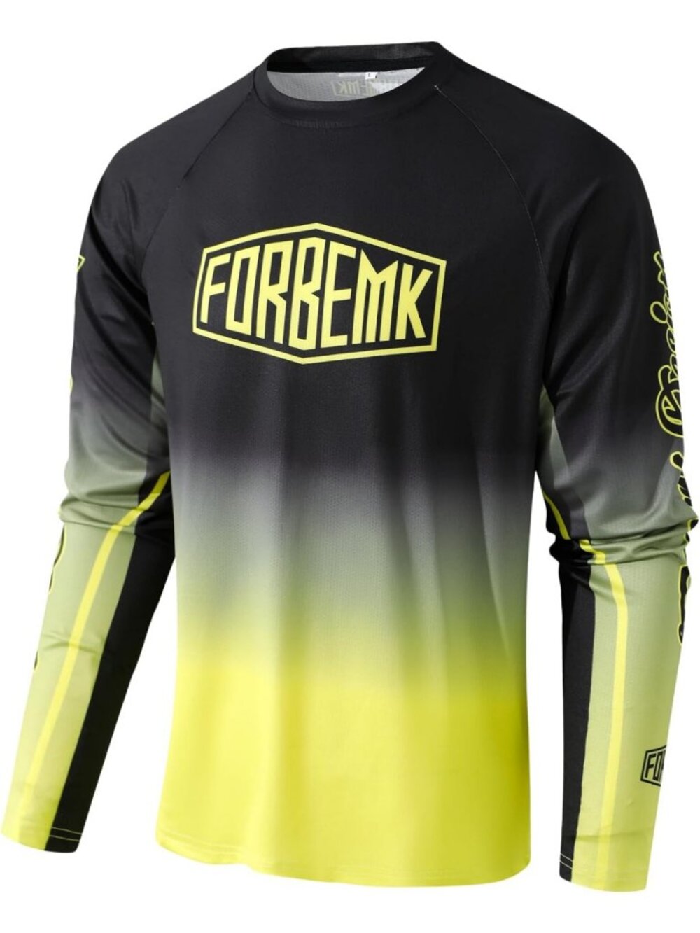 Men's Long Sleeve Cycling Jersey - Quick Dry, Moisture-Wicking for Running